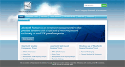 Desktop Screenshot of aberforth.co.uk